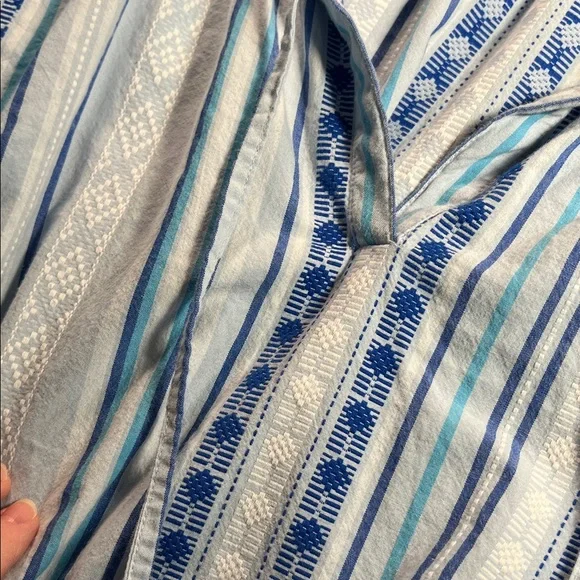 Style & Co Striped Babydoll Midi with Tassels and Pockets - Picture 8 of 8